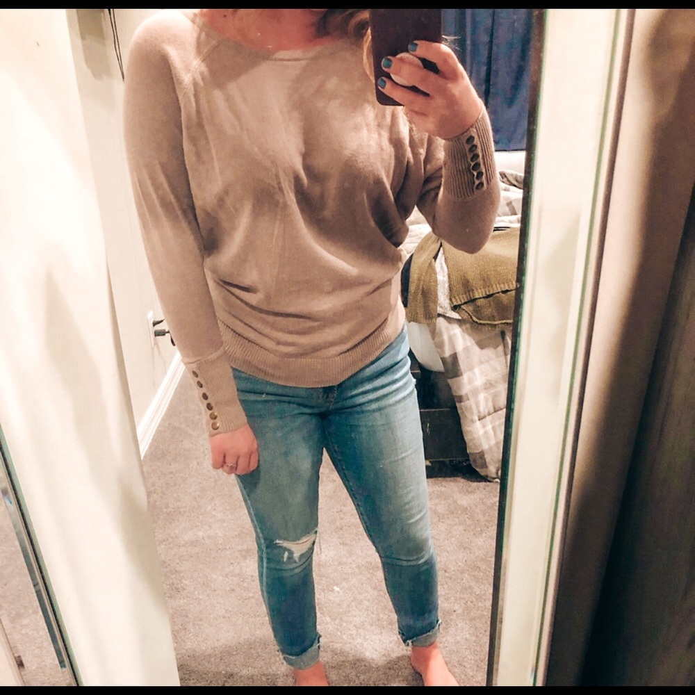 Tan sweater